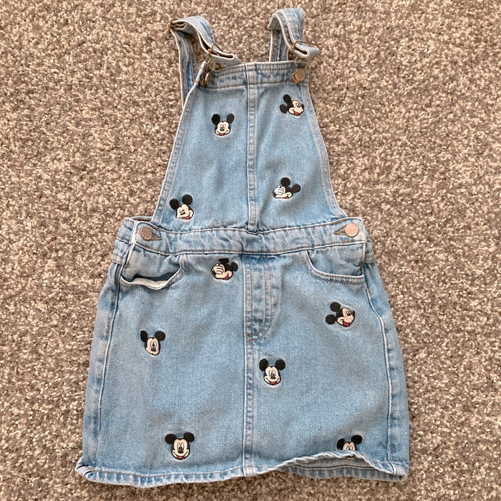 Mango Disney Mickey Mouse Jumper Skirt girls size 8